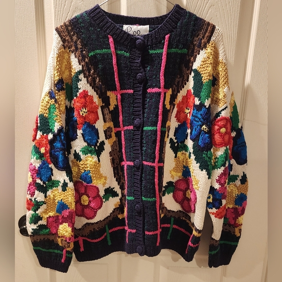 Lilly Pulitzer Vintage Cardigan. Size XL. - Picture 2 of 5